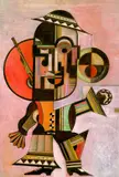 Ruth Hildegard Raack-Geyer, Geometrische Figur, Gouache