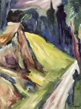 Max Geyer, Heller Weg, Watercolour