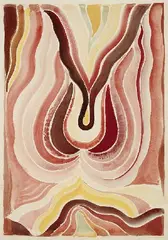 Hans Haffenrichter, Knospenrythmus, 1931, Watercolour