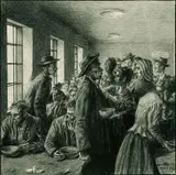 Franz Wimmer, Mittag, 1916, Charcoal drawing