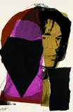 Andy Warhol, Mick Jagger, 1975, Silkscreen printed in colours