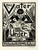 Max Pechstein, Das Vater Unser, Woodcut