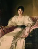 Friedrich August von Kaulbach, Bildnis Clara von Wätjen