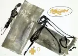 Suite 63 x 90 by Antoni Tàpies, 1980, Lithograph printed in colours, sold Mar 2004