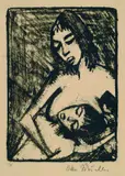 Otto Mueller, Mutter und Kind 2 (kleine Fassung), 1920, Lithograph