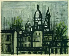 Le Sacré-Cœur by Bernard Buffet, 1962, Lithograph printed in colours, sold Mar 2004