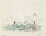 Zoran Mušič, Canale della Giudecca
