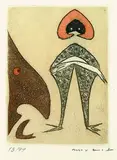 Max Ernst, Ohne Titel, 1949, Colour etching