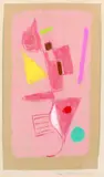 Max Ackermann, Abstrakte Komposition, 1949, Pastel
