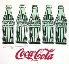 Coca-Cola by Andy Warhol, Colour offset lithograph, sold Mar 2004