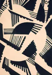 Otto Freundlich, Komposition, Indian ink drawing