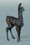 Junges Lama by Renée Sintenis, 1918, Bronze, sold Mar 2004