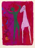 Piccolo Teatro by Marino Marini, 1971, Lithograph printed in colours, sold Mar 2004