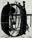 Markus Oehlen, Ohne Titel, 1989, Oil crayon