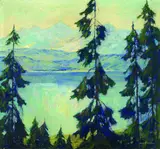 Tegernsee by Otto Eduard Pippel, 1930, Oil on canvas, sold Mar 2004
