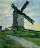 Friedrich Schaper, Windmühle bei Döse, 1910, Oil on canvas