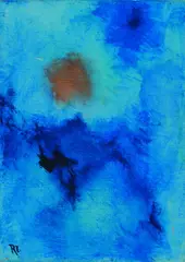 Komposition 66/67 by Otto Ritschl, 1966, Oil on fibreboard, sold Mar 2004