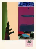 Robert Rauschenberg, Horsefeathers Thirteen, 1972, Lithograph printed in colours
