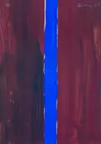 Komposition in Rotbraun und Blau by Günther Förg, 1988, Gouache, sold Mar 2004