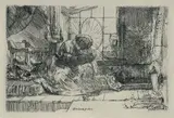 Harmensz. van Rijn Rembrandt, Die heilige Familie mit der Katze