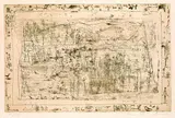 Flore et faune by Zao Wou-ki, 1951, Colour etching, sold Mar 2004