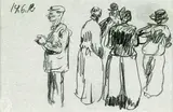 George Grosz, Figurenstudien