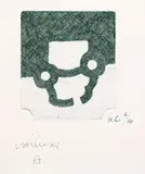 Eduardo Chillida, Joiki II (Musikinstrument), 1987, Etching