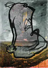 Thomas Wachweger, Reisebegleitung, 1984, Acrylic