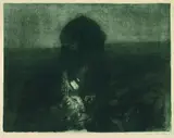 Käthe Kollwitz, Schlachtfeld, 1907, Etching