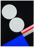 Walter Dexel, 4 Bll. Abstrakte Kompositionen, 1972, Silkscreen printed in colours