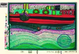 Regentag auf Liebe Wellen by Friedensreich Hundertwasser, 1970, Silkscreen printed in colours, sold Mar 2004
