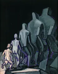 Jürgen Schäfer, Lebenslauf, 1987, Acrylic