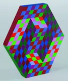 Victor Vasarely, Octal-B, Multiple