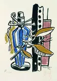 Fernand Léger, Bouteille bleue, 1954, Silkscreen printed in colours