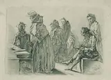 Daniel Nikolaus Chodowiecki, 8 Bll. Verschiedene Motive, 1758, Etching