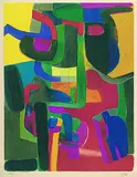 Maurice Estève, Brandevin, 1961, Lithograph printed in colours