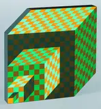 Victor Vasarely, Würfel, Multiple