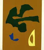 Richard Mortensen, Histoire naturelle du Hibou, Silkscreen printed in colours