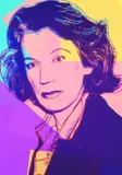 Andy Warhol, Mildred Scheel, 1980, Farbserigrafie mit Diamantenstaub auf Büttenkarton