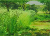 Fritz Wucherer, Landschaft im Frühling, 1904, Oil on canvas