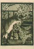 Edouard Manet, Le chat et les fleurs, 1869, Etching