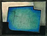 Rudolf Ortner, Kleines Bassin, 1982, Watercolour