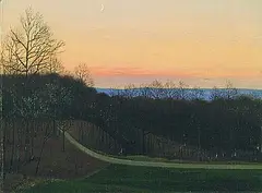 Otto Gross, Schwäbische Landschaft, 1927, Oil on canvas