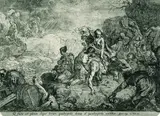 Lodewijk de Deyster, Die Sintflut, 1680, Etching