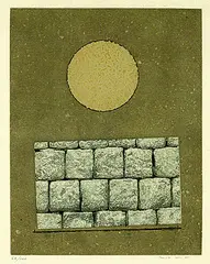 Le plus beau mur de mon royaume by Max Ernst, 1972, Aquatint, sold Mar 2004