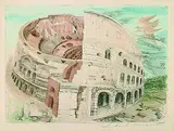 Anton Lehmden, 2 Bll.: Colosseum. Landschaft
