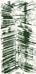 Scheibenwischer-Reihung by Herbert Zangs, 1981, Gouache, sold Mar 2004
