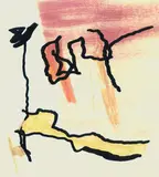 Fritz Winter, Komposition, 1975, Felt-tip pen and ink drawing