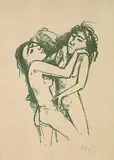 Aus: Zenana by Karl Hofer, 1923, Lithograph, sold Mar 2004