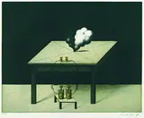 Friedrich Meckseper, Experiment, 1976, Aquatint printed in colours